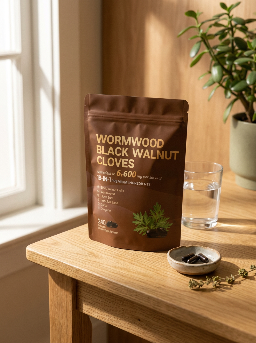 Wormwood Black Walnut Clove 18-1 Softgel's