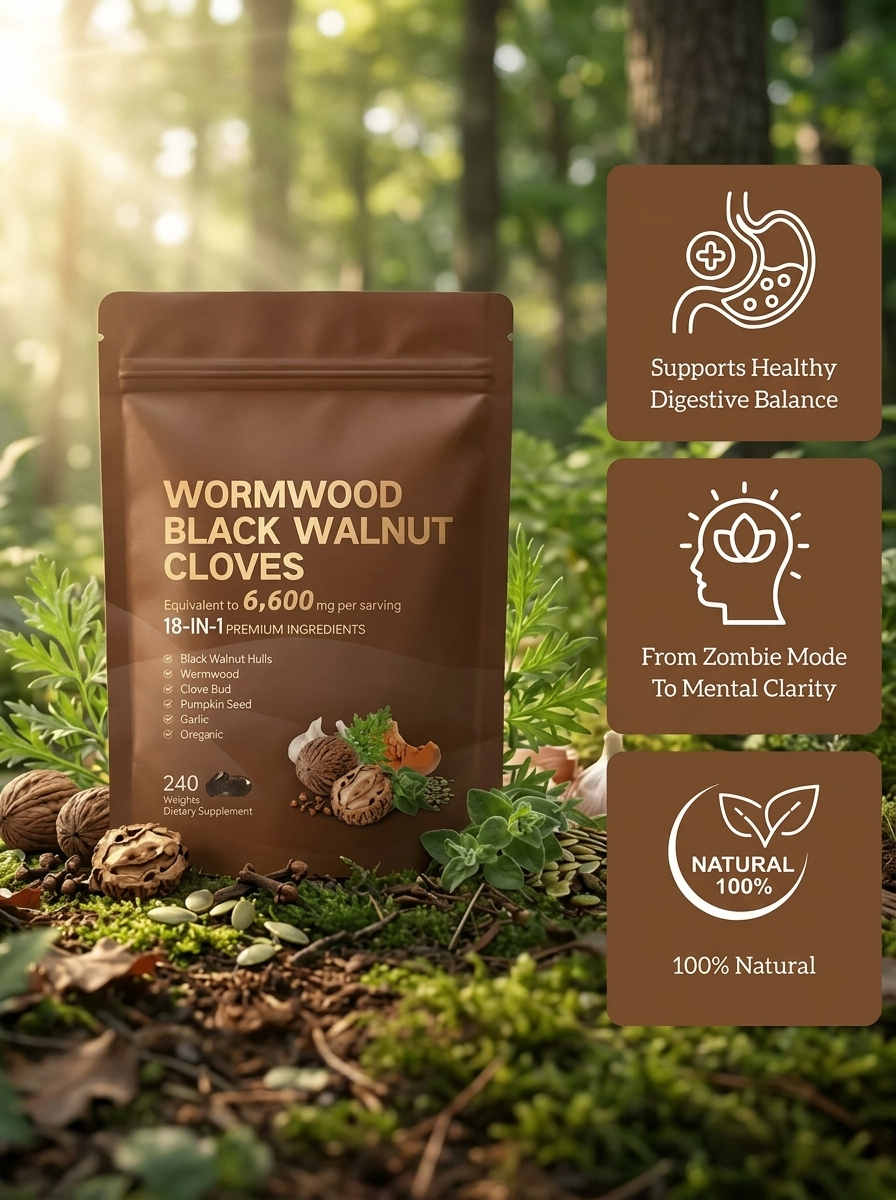 Wormwood Black Walnut Clove 18-1 Softgel's