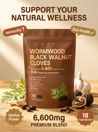 Wormwood Black Walnut Clove 18-1 Softgel's
