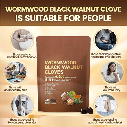 Wormwood Black Walnut Clove 18-1 Softgel's